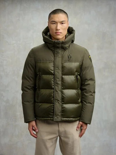 Piumino nylon e neoprene