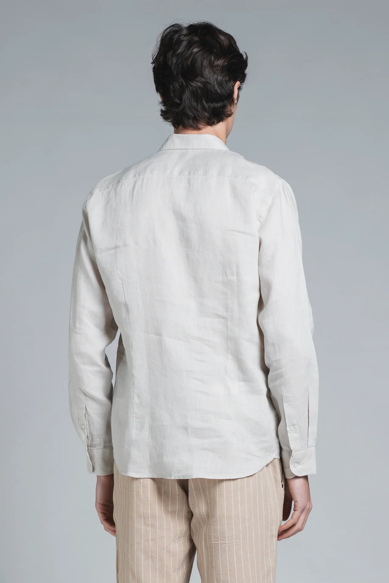 Camicia Riley 100%Lino ecrù