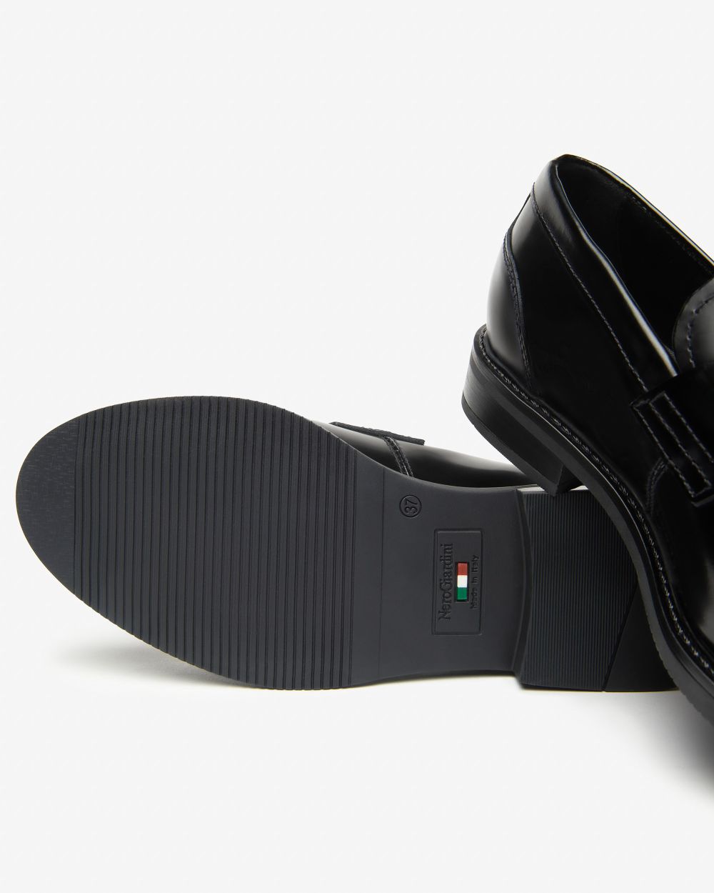 Mocassino abrasivato nero