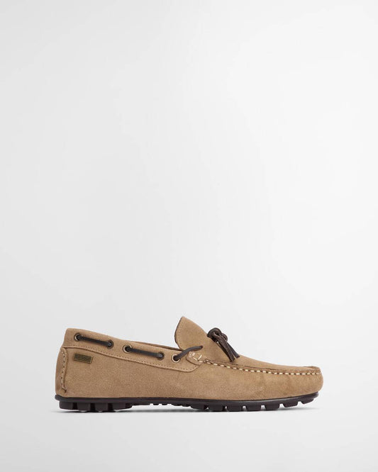 Mocassino carshoes in camoscio Taupe (Beige)