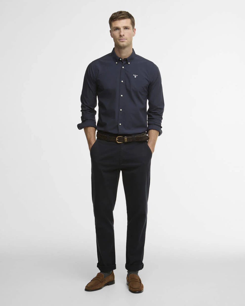 Camicia in cotone Treeport Blu