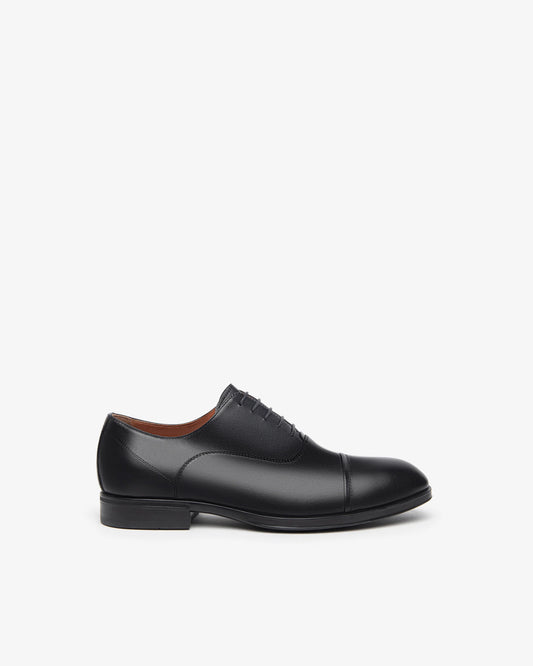 Francesina Oxford in pelle nera