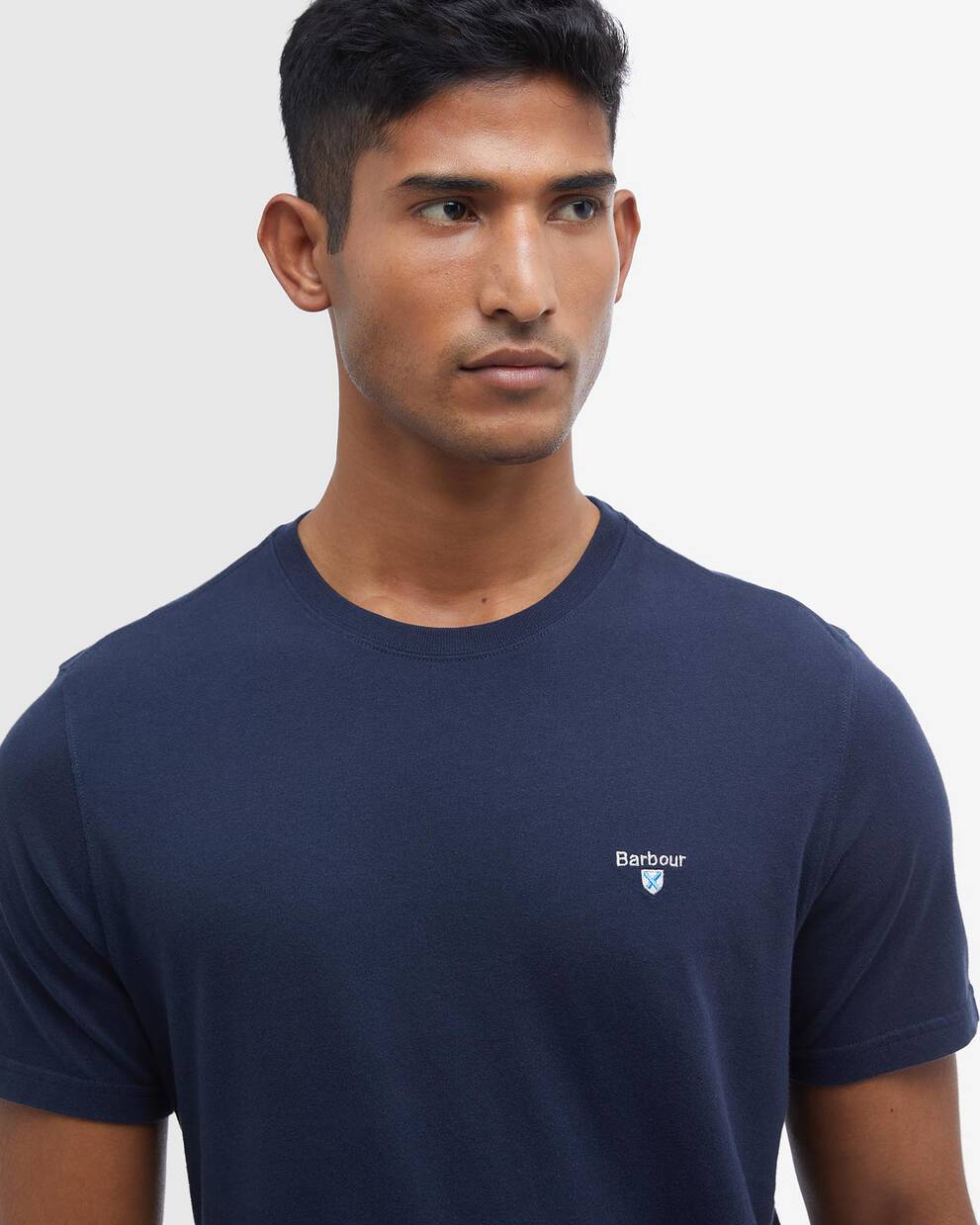 T-Shirt sport-Tartan blu navy