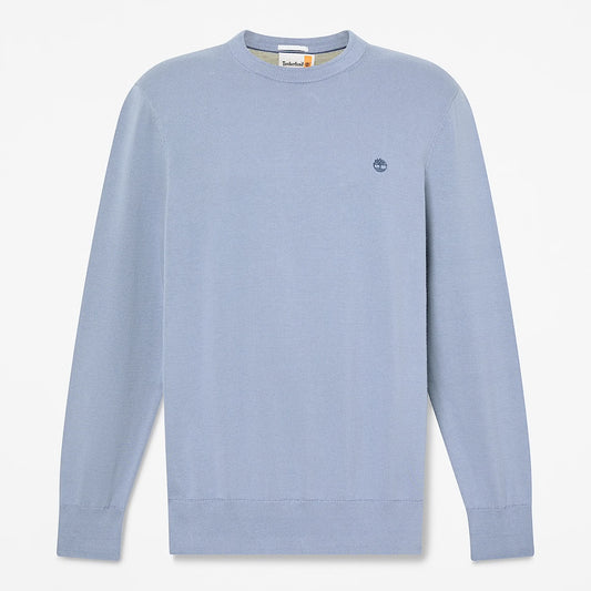 Maglione in Cotone Williams River da Uomo celeste