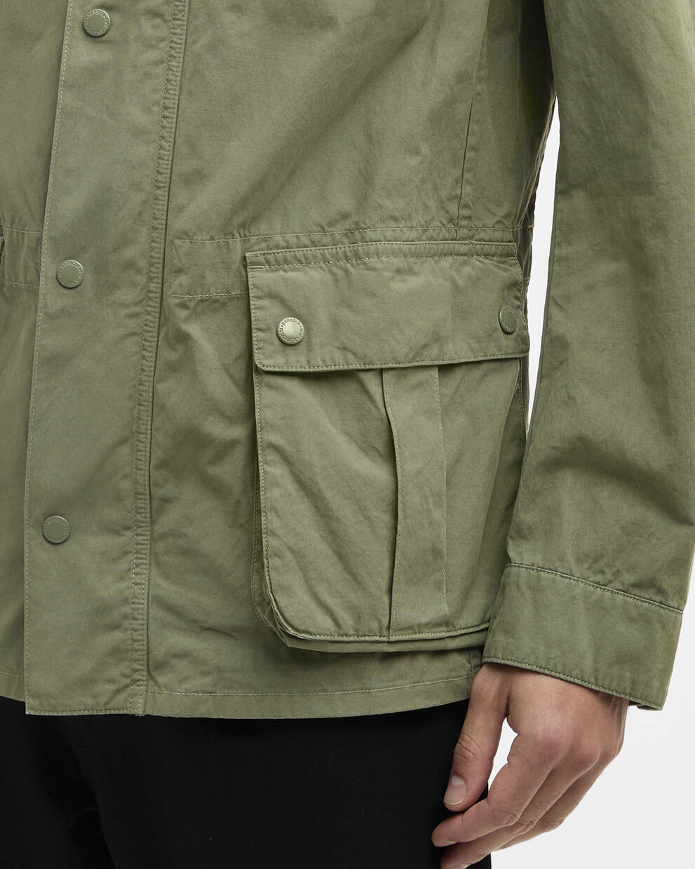 Giacca casual Duke tinta in capo verde