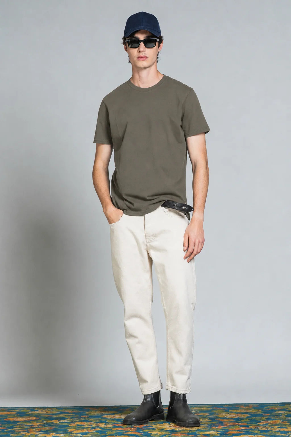 T-shirt in cotone Joshua military green