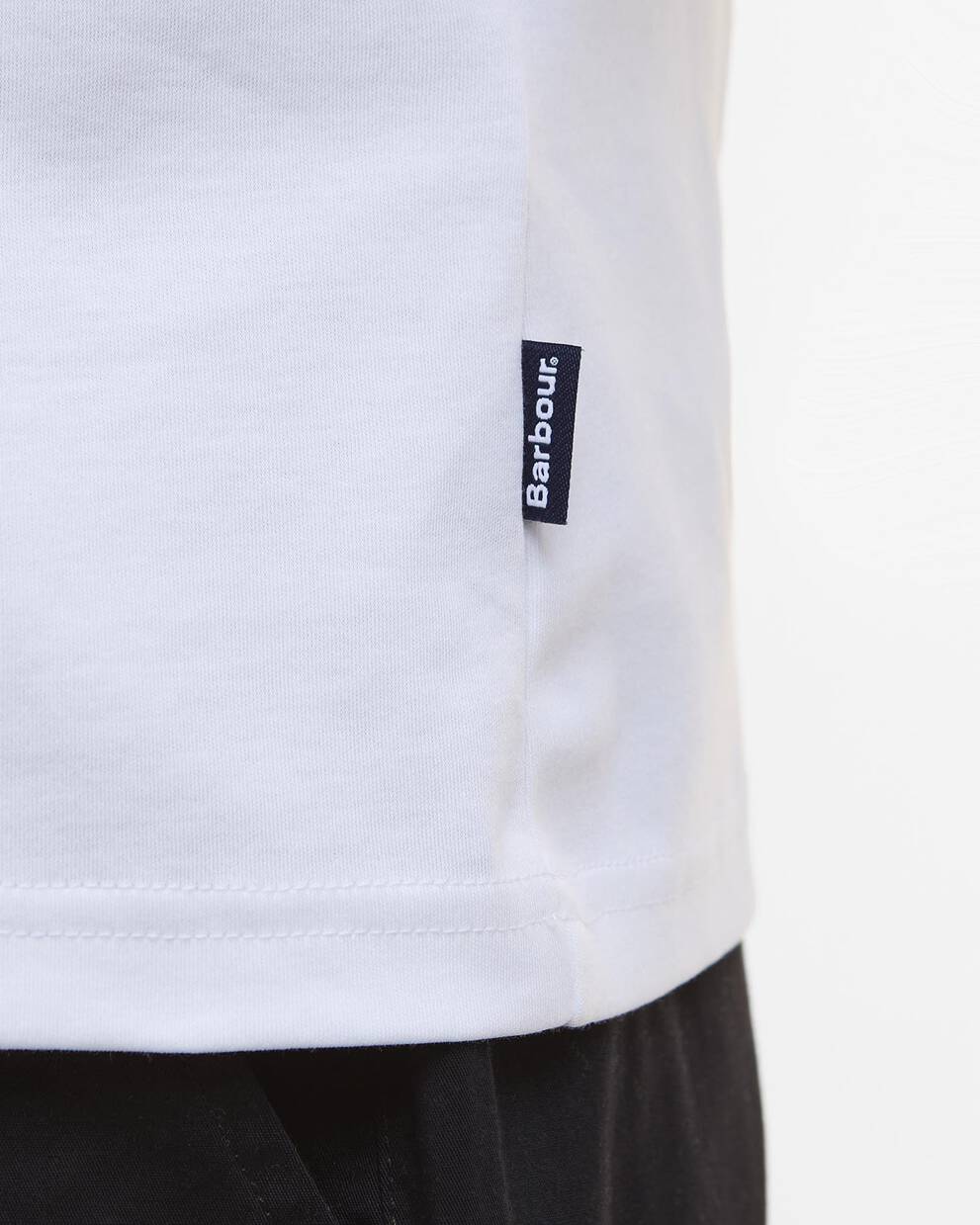 Polo Corpatch a maniche corte leggermente aderente Bianco
