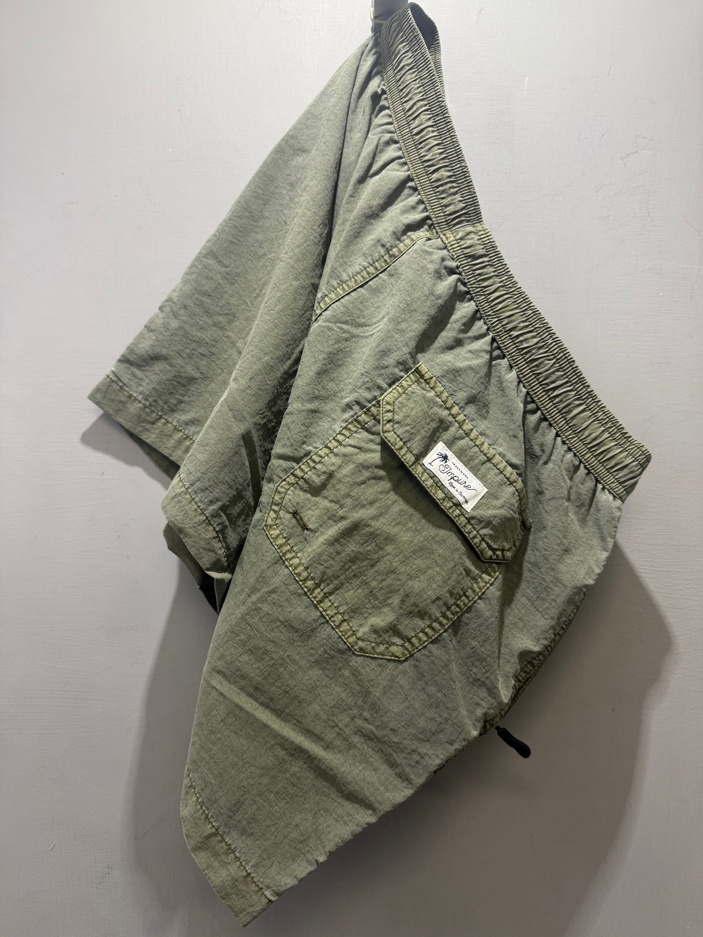 Costume basic washed Rio military green