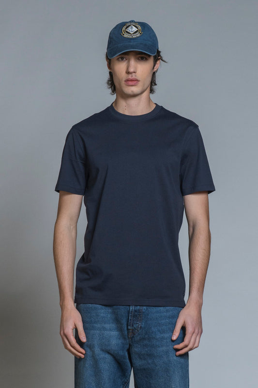 T-shirt cotone mercerizzato Blu
