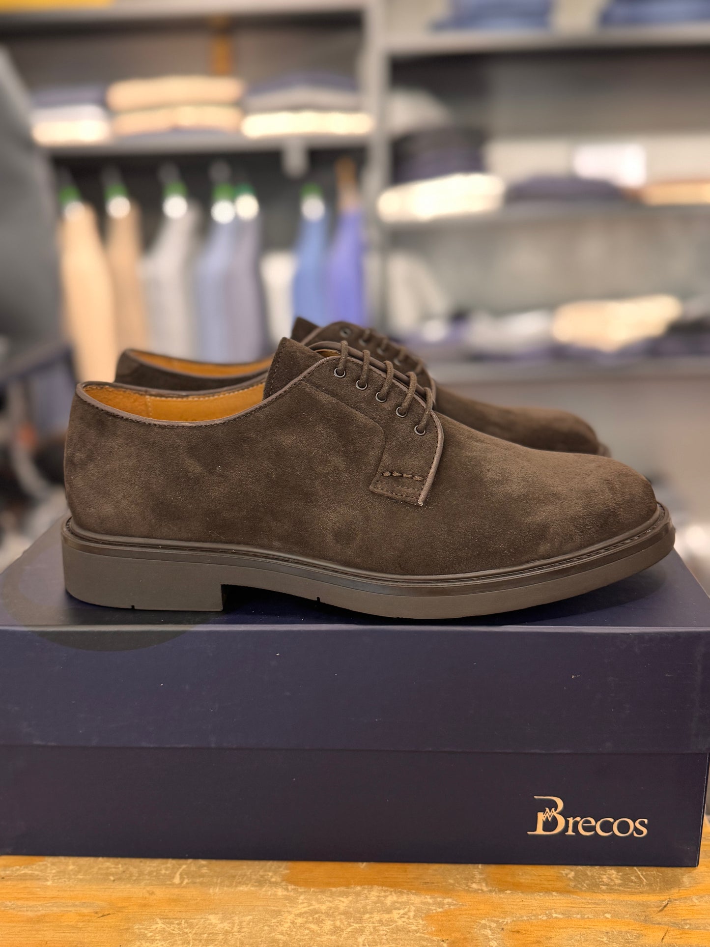 Derby in camoscio gorain T.di Moro