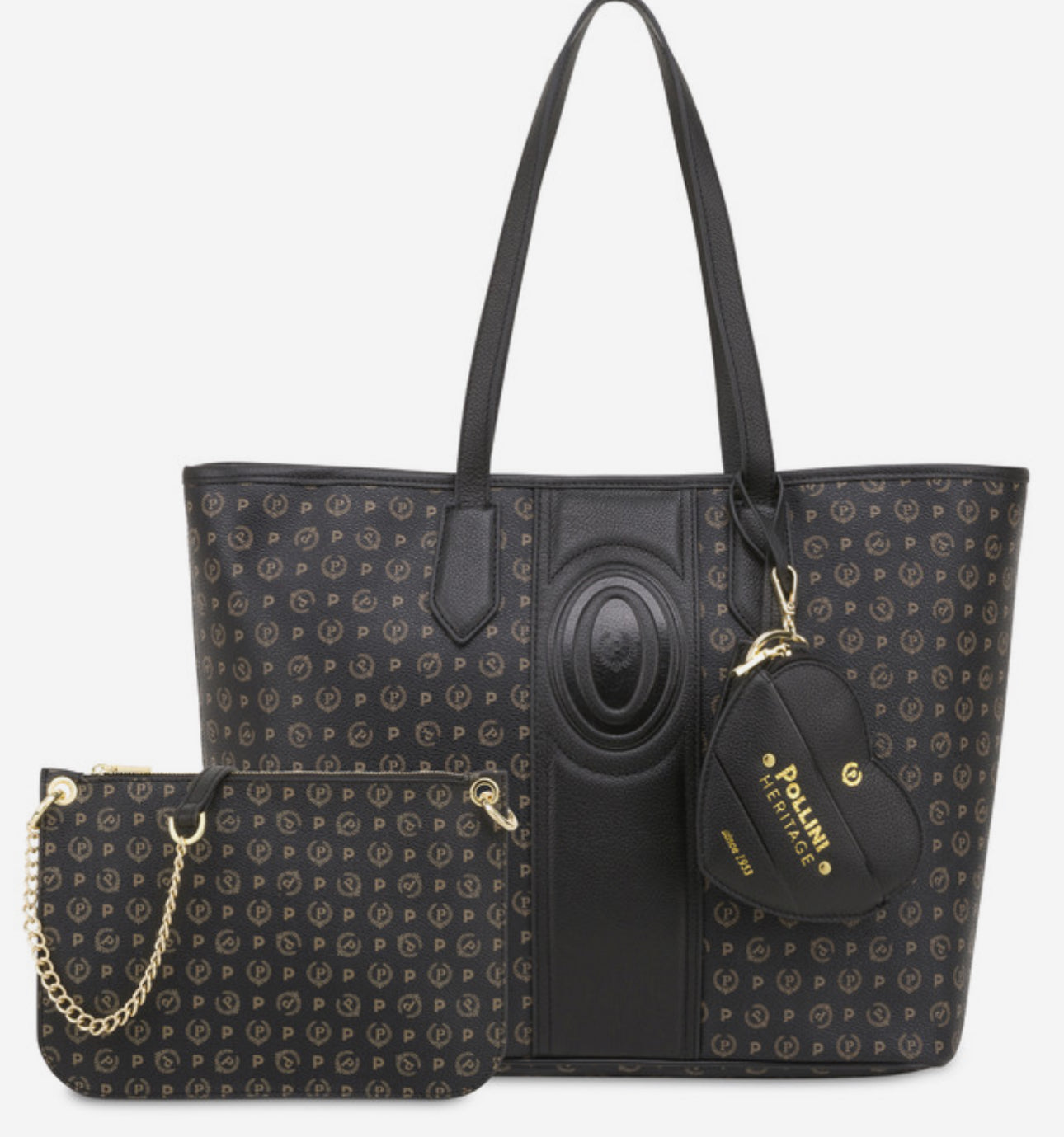 Pollini 
Shopping Bag Heritage 70 Nero/nero