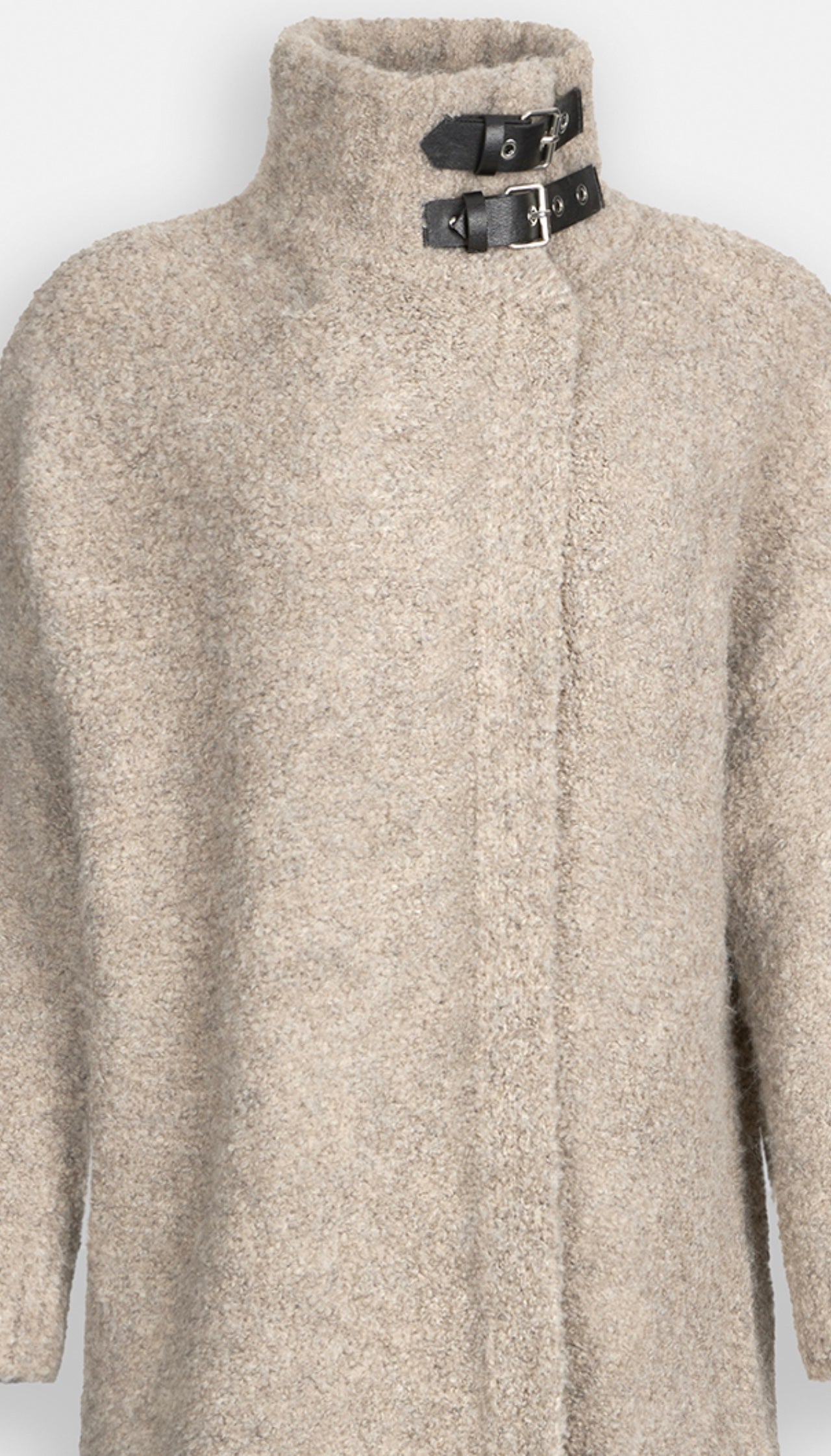 Cappotto in maglia bouclé