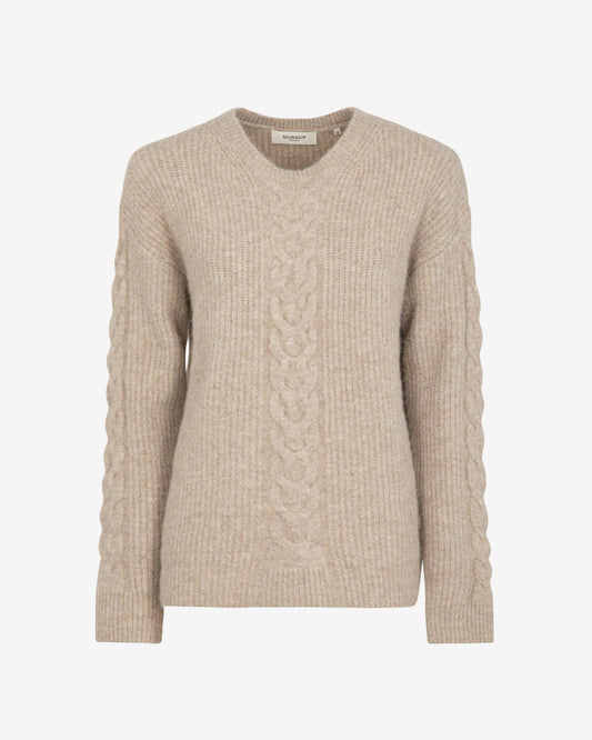 Maglia treccia girocollo Markup