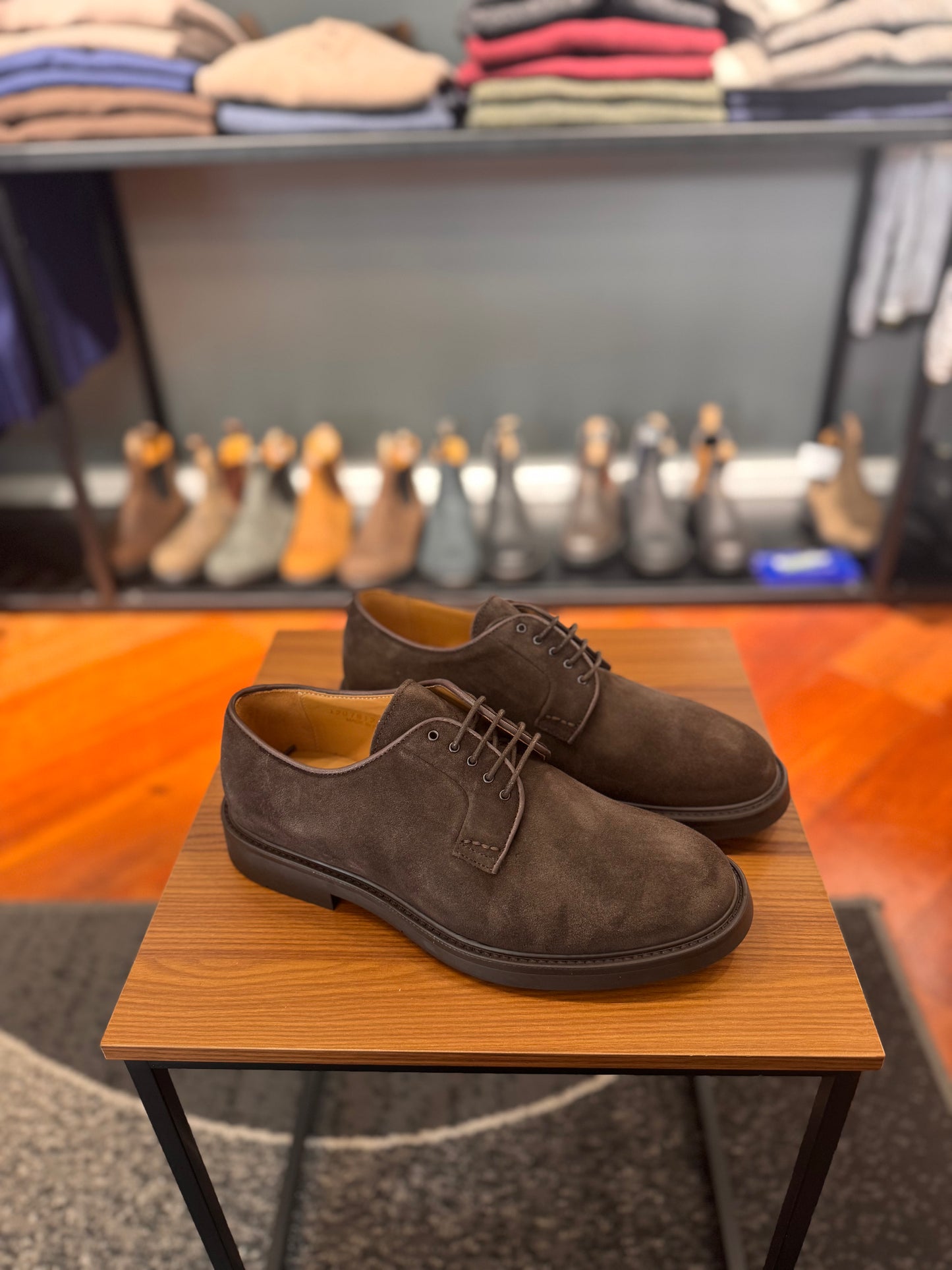 Derby in camoscio gorain T.di Moro