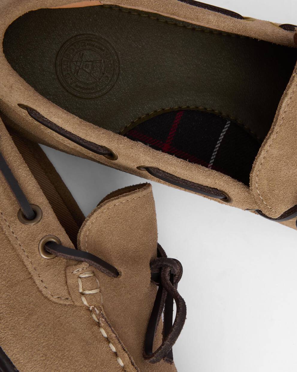 Mocassino carshoes in camoscio Taupe (Beige)