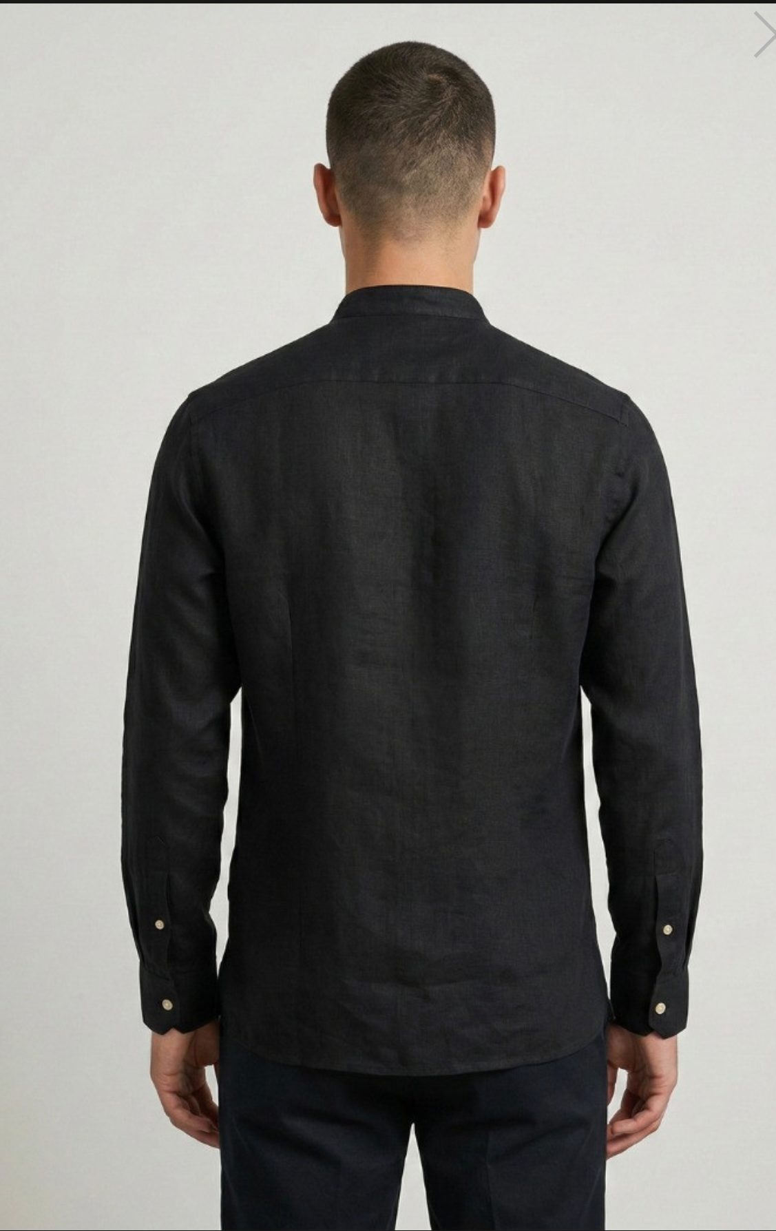 Camicia 100% Lino Nero