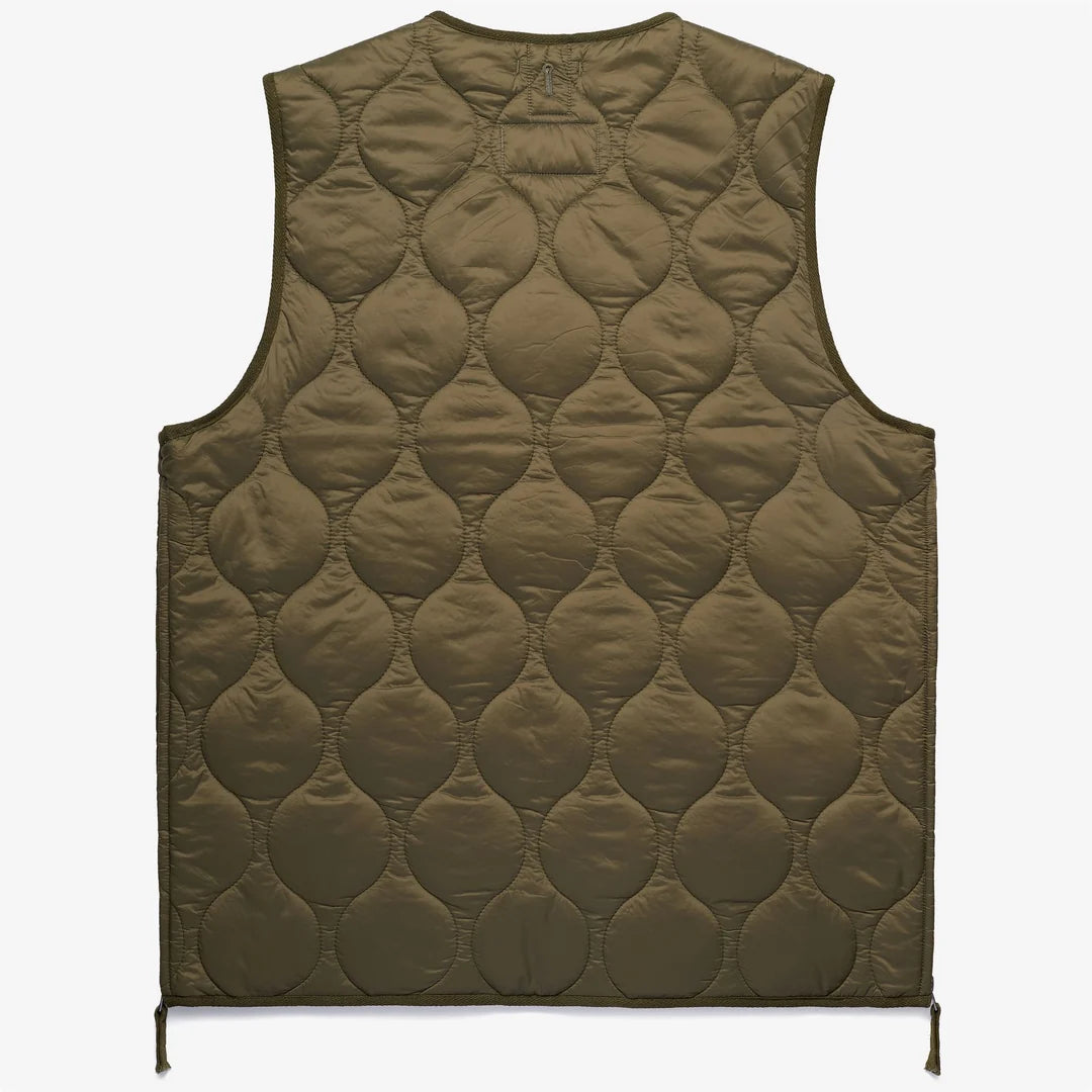 Gilet trapuntato PLYMOUTH verde