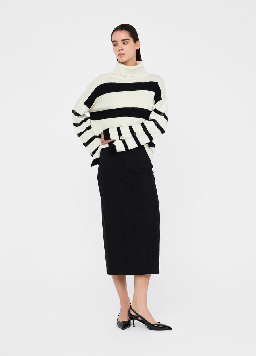 Maglia dolcevita righe Liu-jo