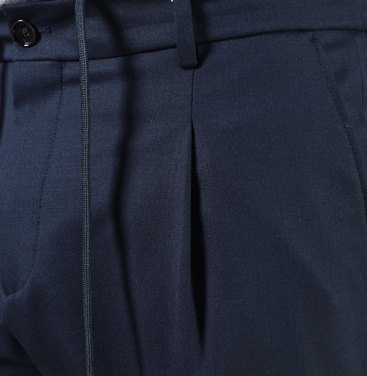 Pantalone Riccardo in lana nero