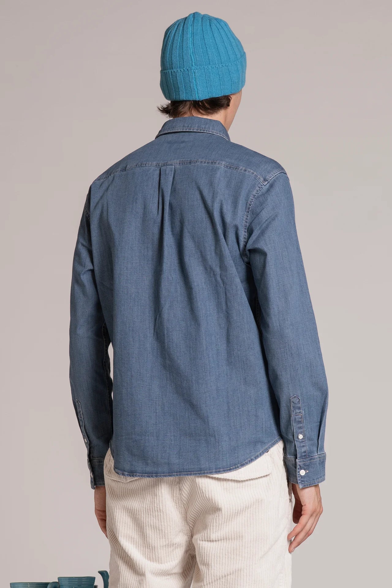 Camicia in denim button down Connor