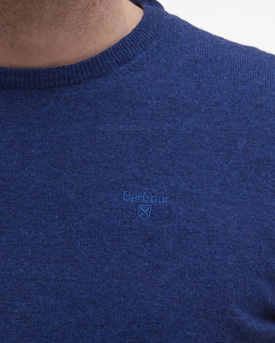 Maglia girocollo Essential lambswool blu