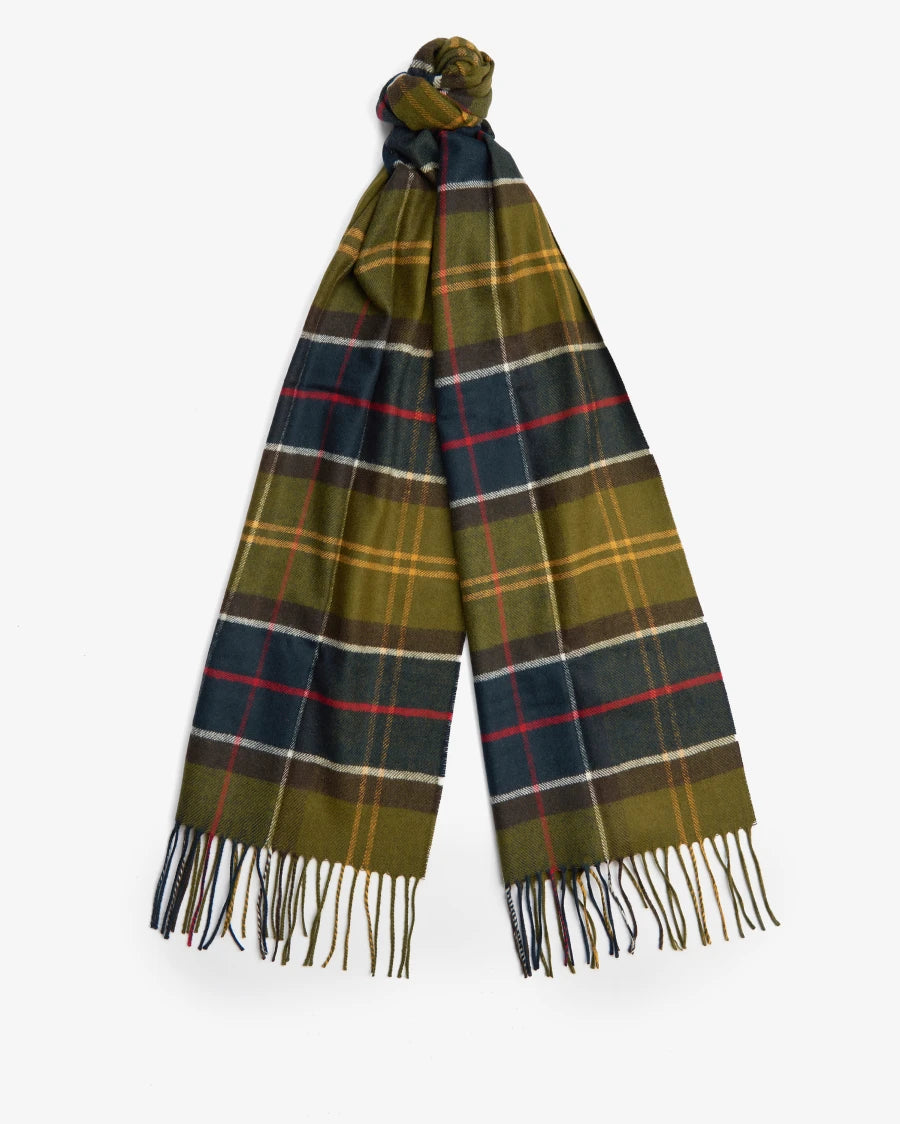 Sciarpa Yaxley Tartan verde