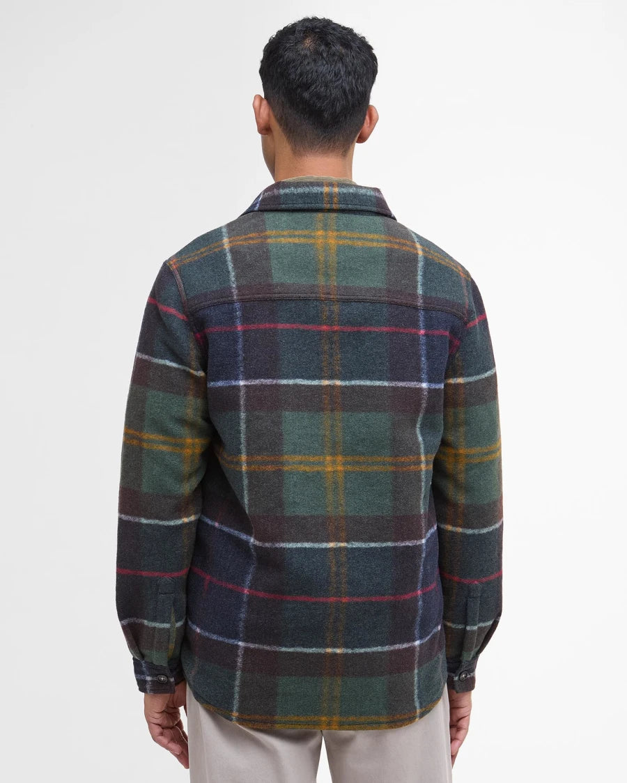 Overshirt Chapter in tartan verde