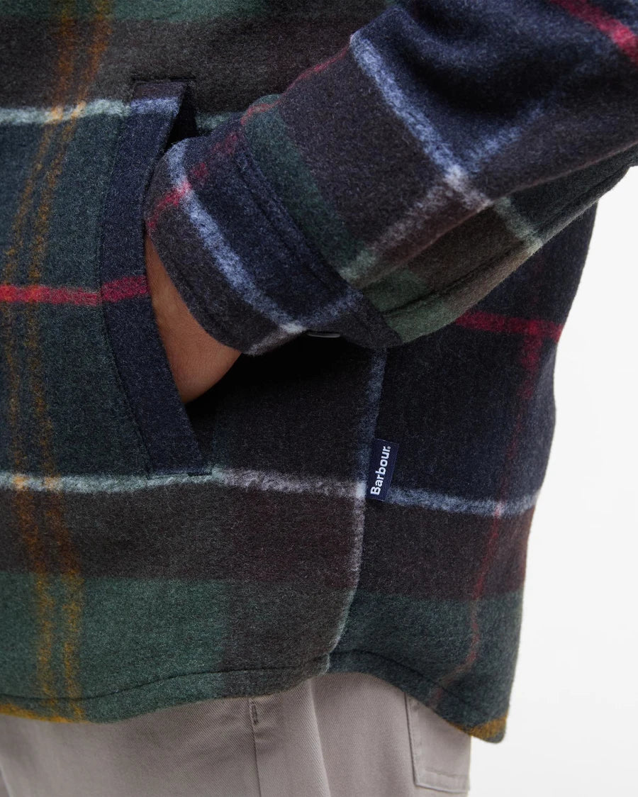 Overshirt Chapter in tartan verde