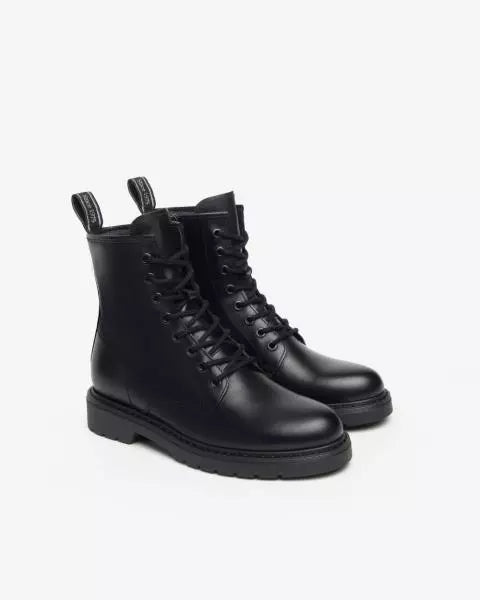 Anfibio in pelle stile DrMartens