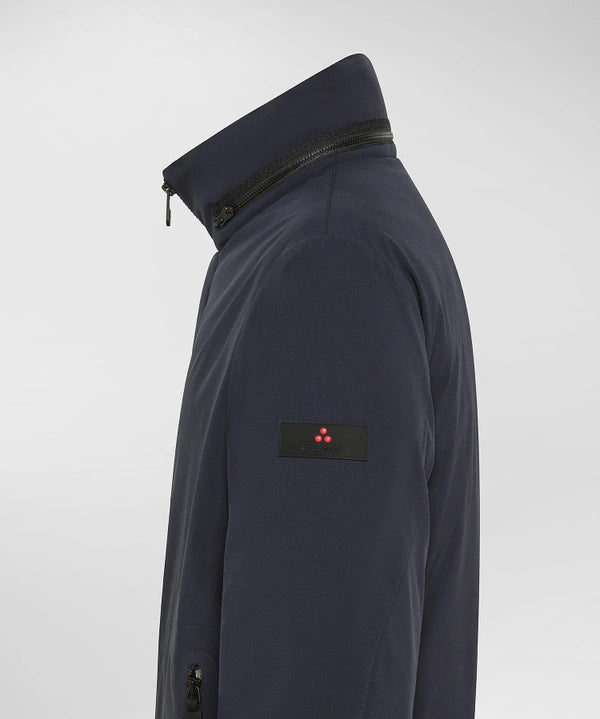 Giaccone Stretch con cappuccio estraibile PEEBLES srt Blu