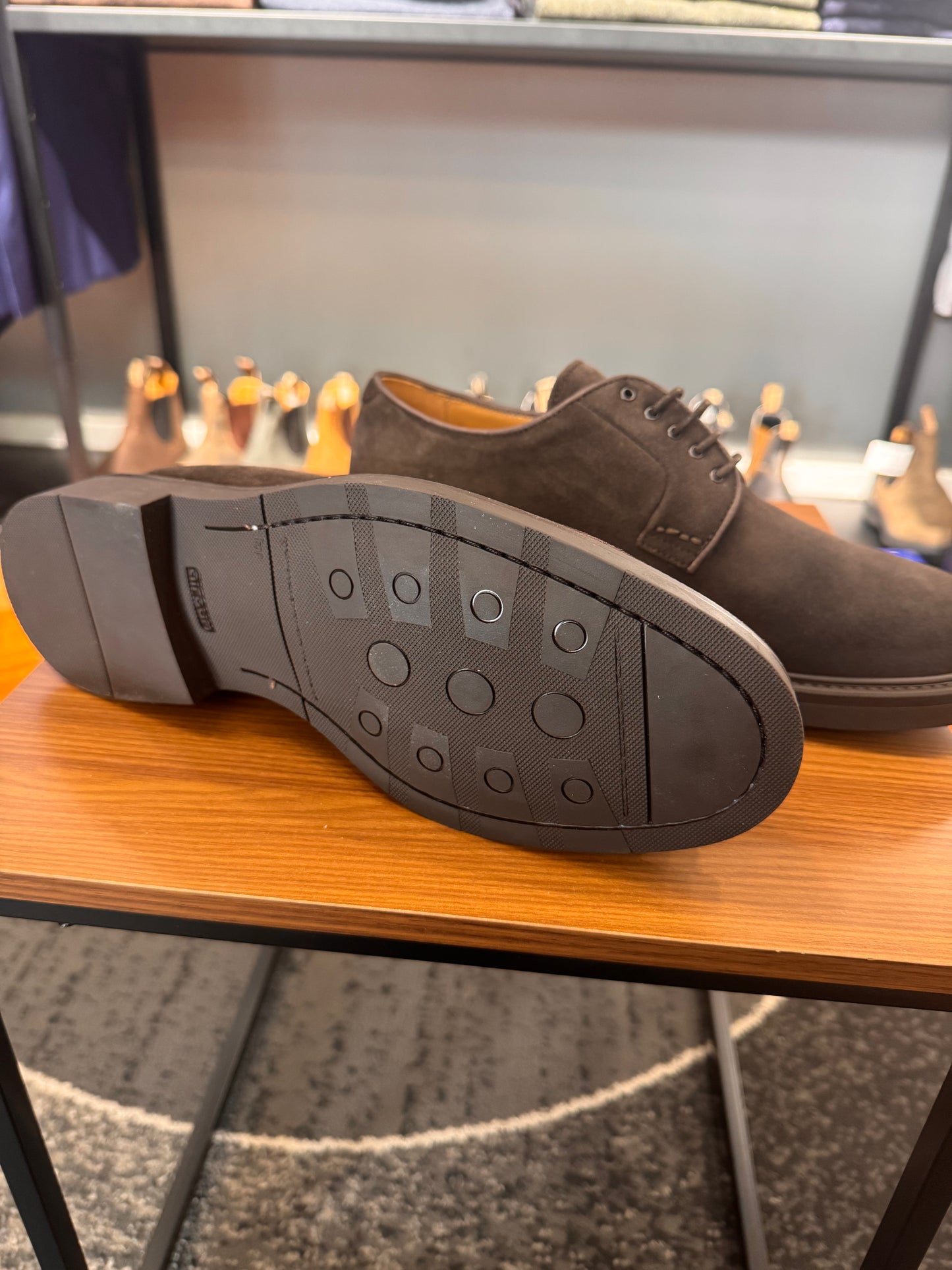 Derby in camoscio gorain T.di Moro