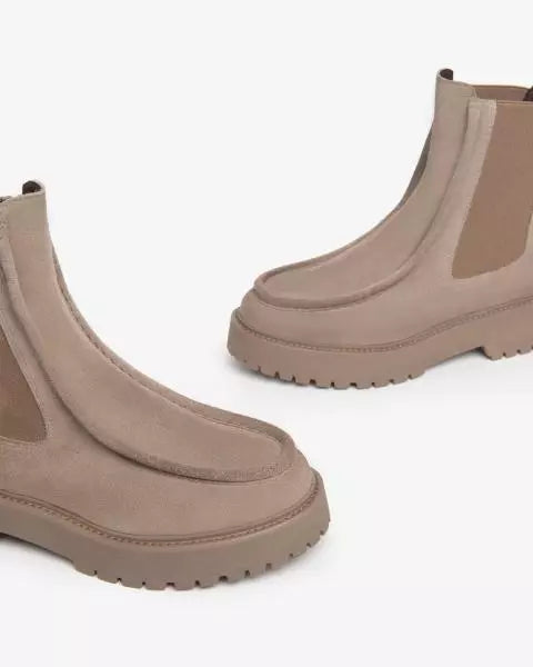 Stivaletti vaschetta argilla I411391D