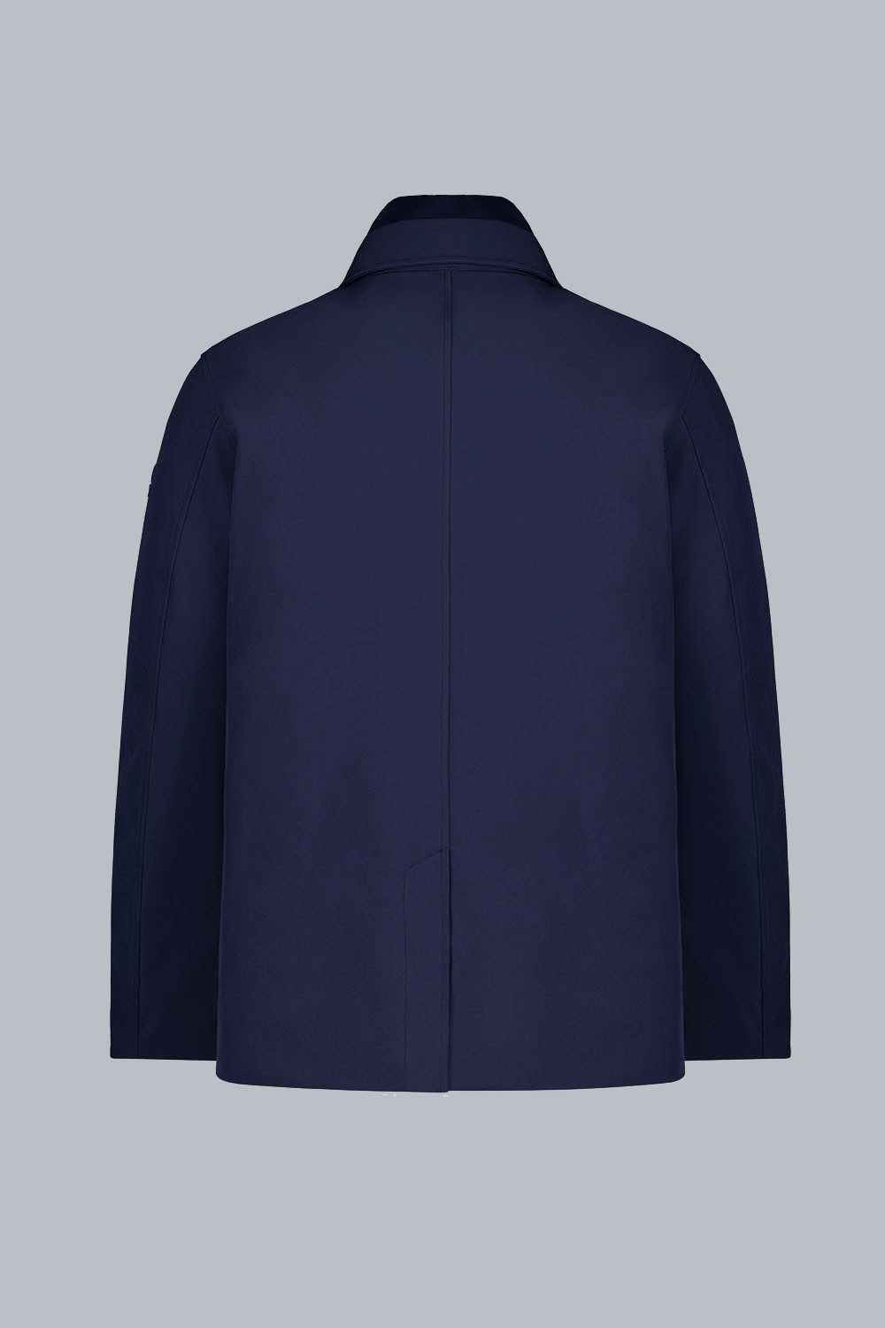 Giacca lunga collo camicia in softshell Adrar blu