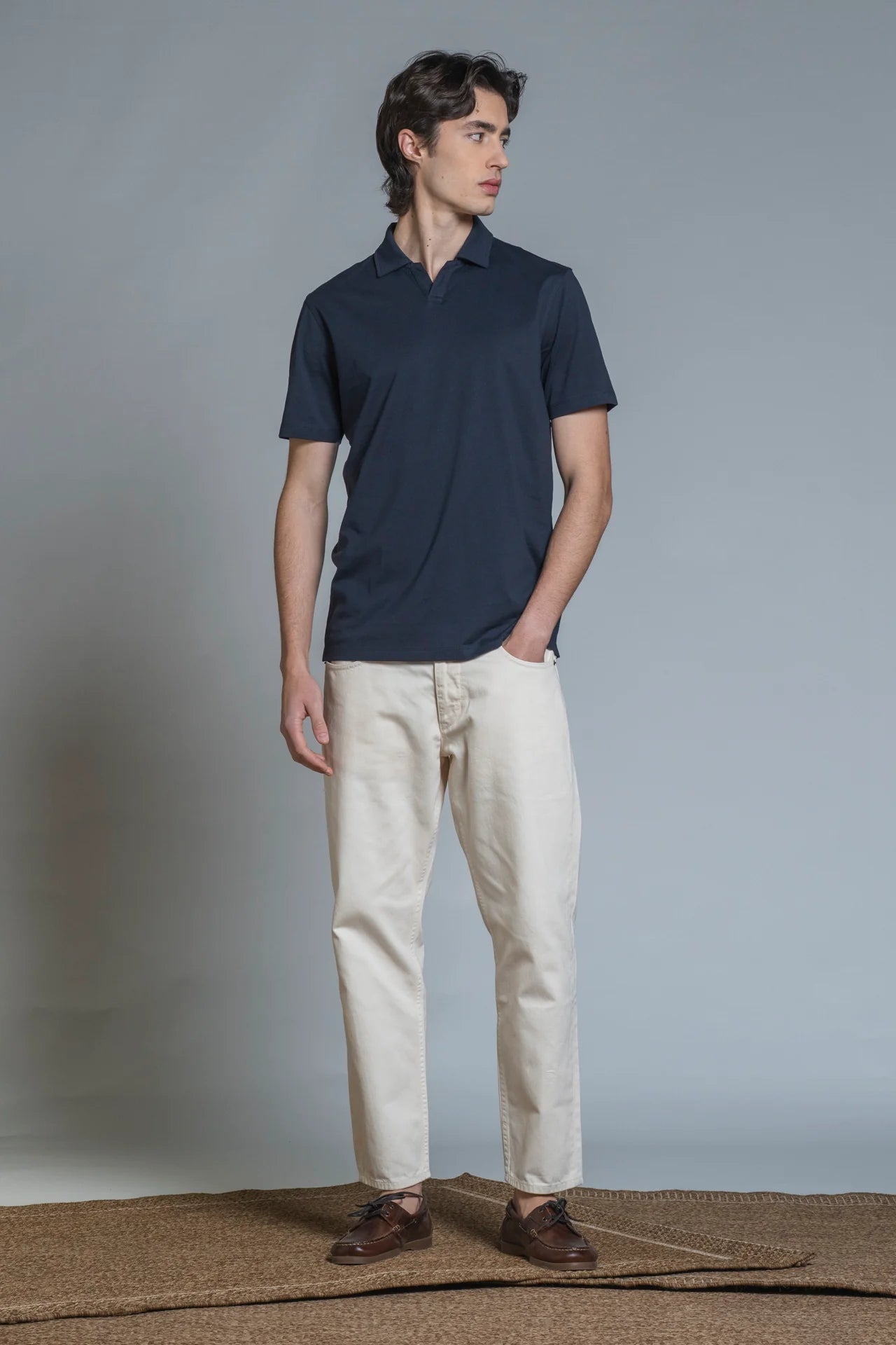 Polo skipper mercerizzata Jamie Blu
