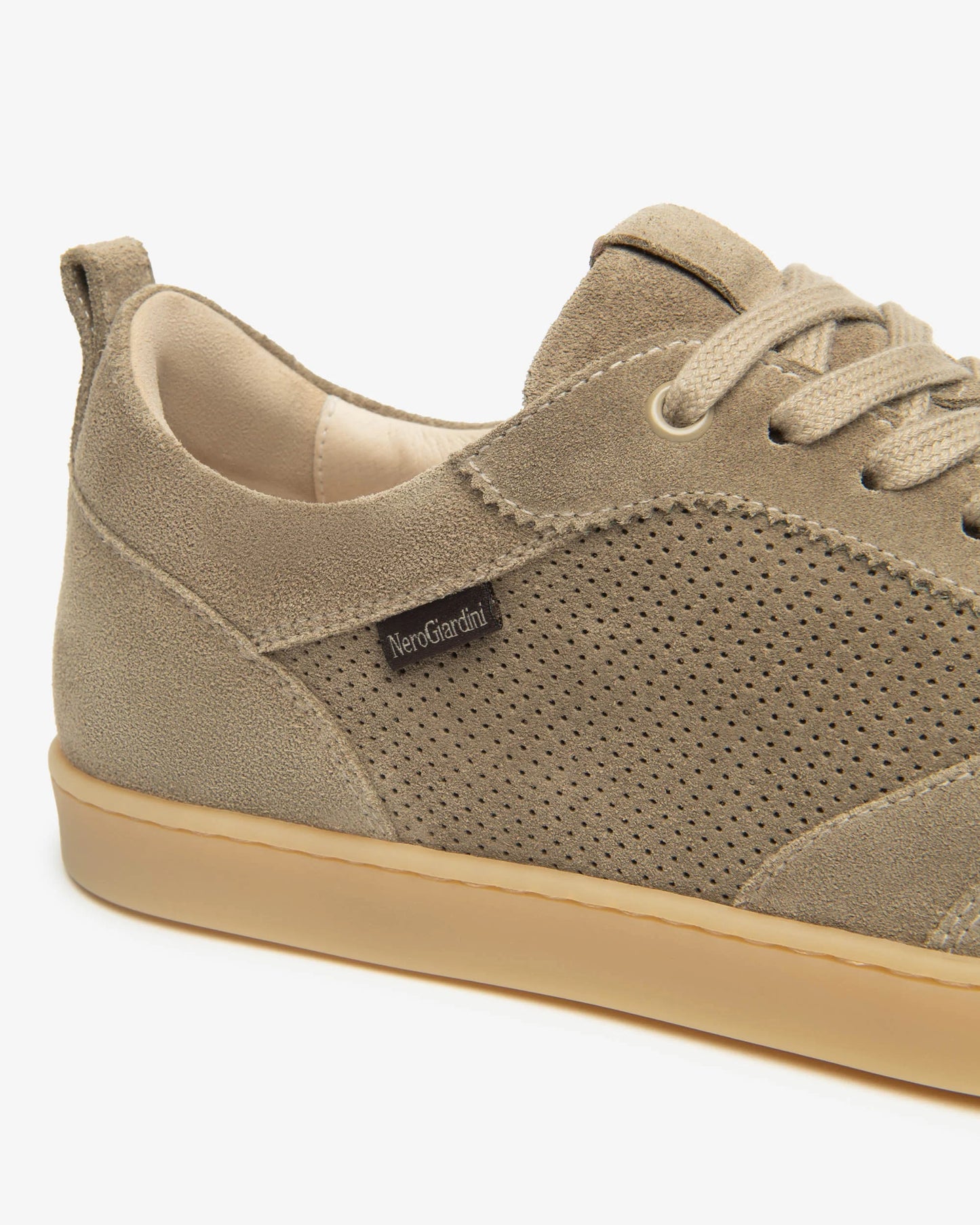 Sneaker in pelle E601180U Argilla