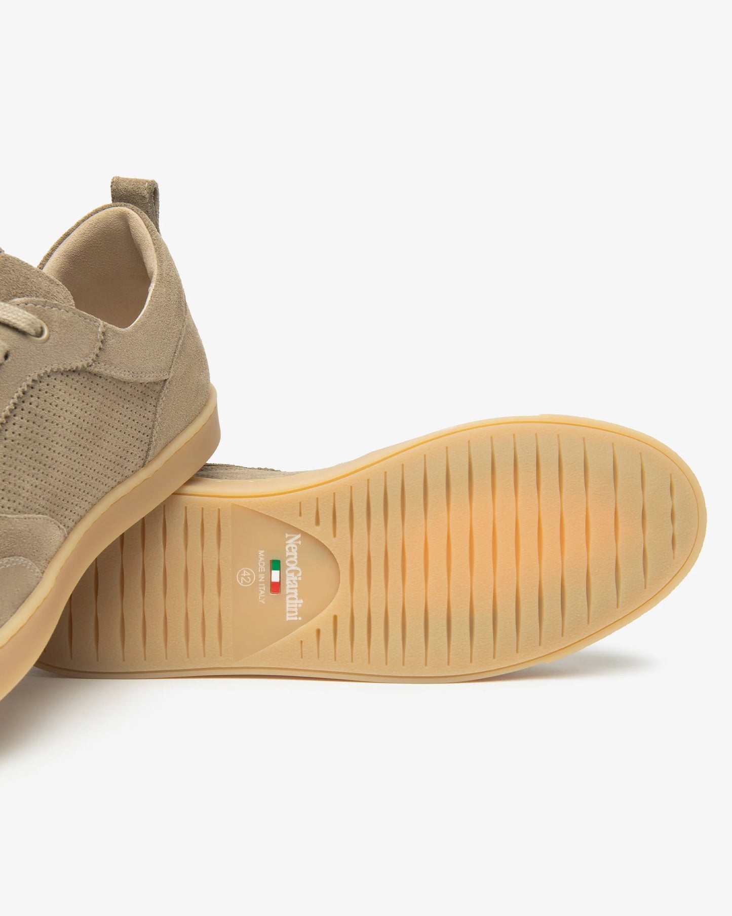 Sneaker in pelle E601180U Argilla