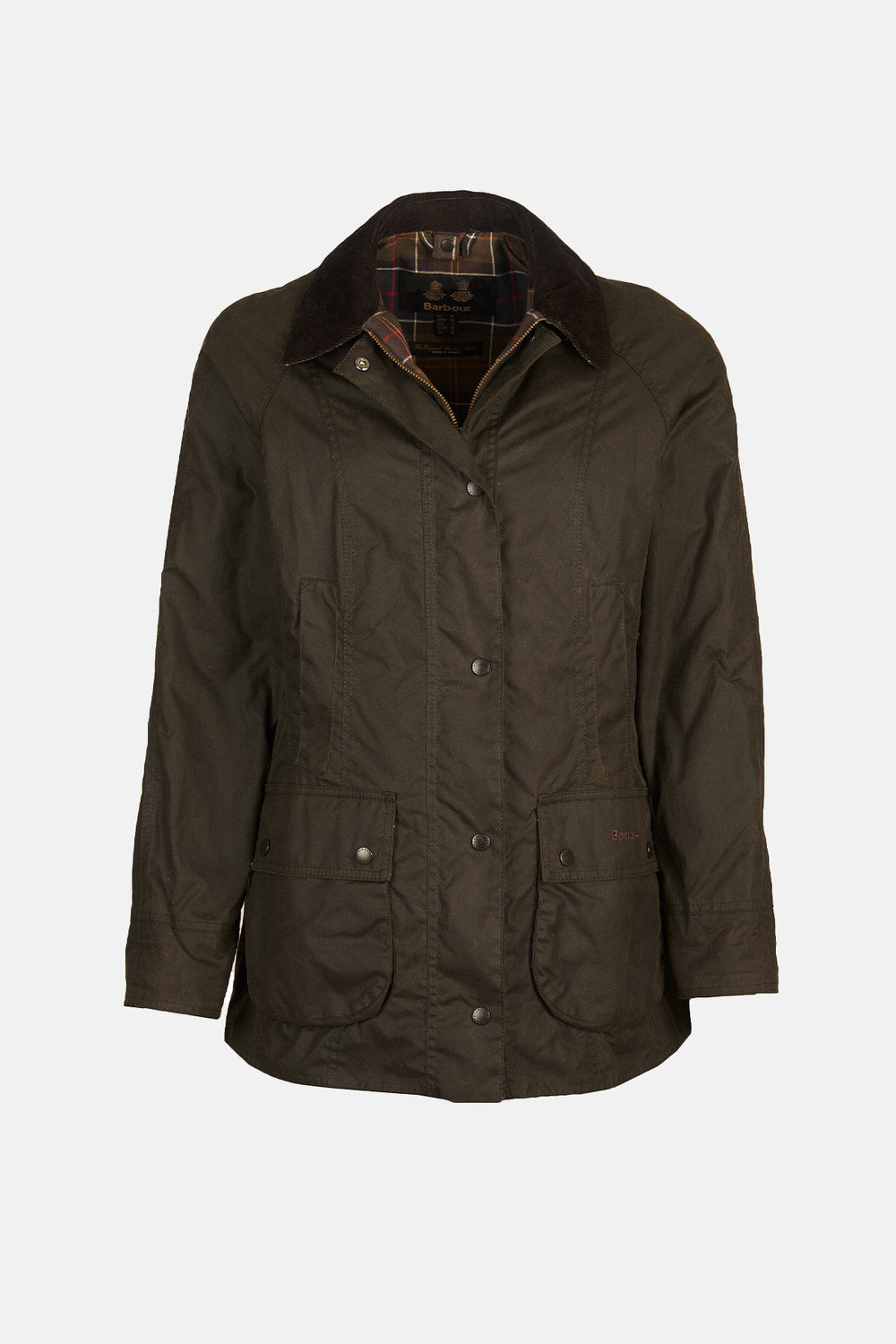 Barbour Giacca Cerata Classica Beadnell Olive