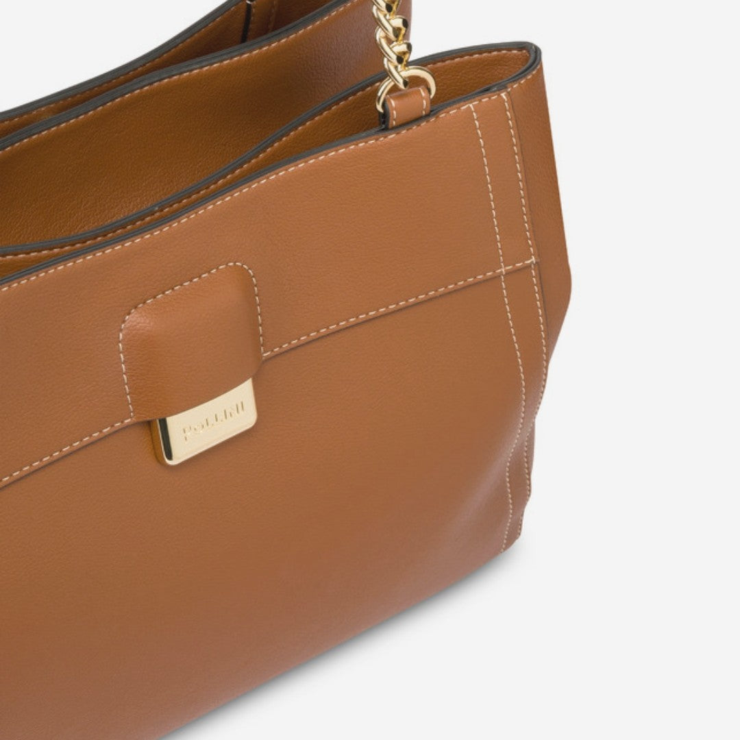 Pollini Borsa A Spalla Bullion Cuoio