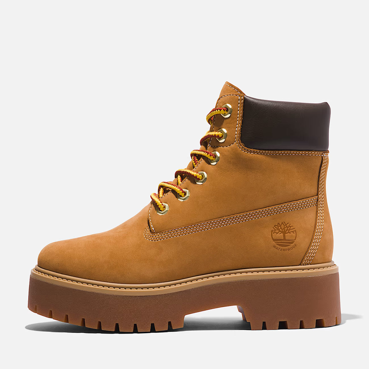 Stivale Impermeabile con Plateau Stone Street 6-Inch da Donna in giallo
