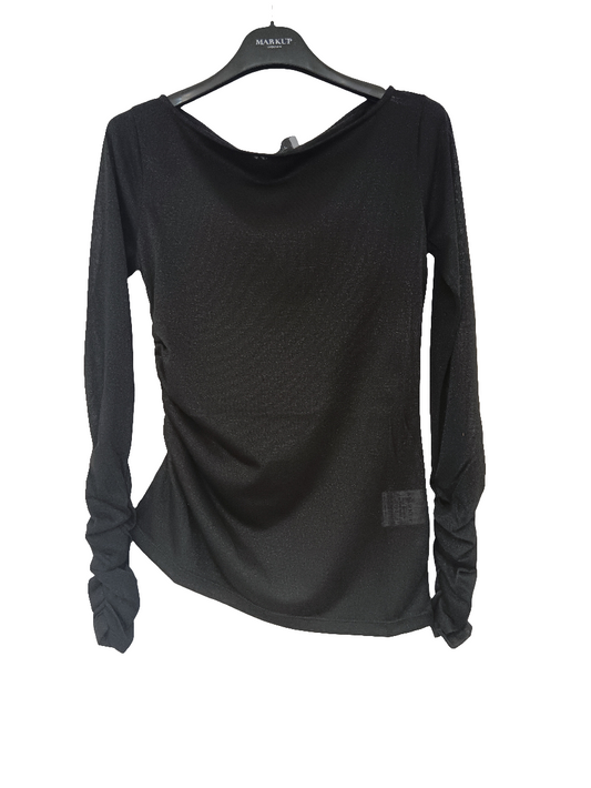 Maglia in Jersey lurex nera Markup