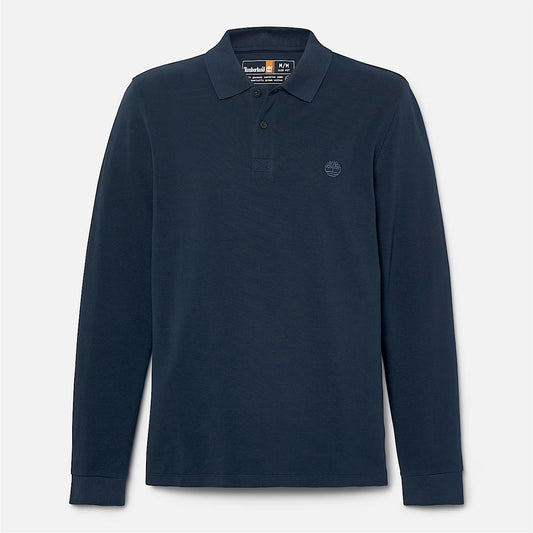 Polo a Maniche Lunghe in Piqué Millers River