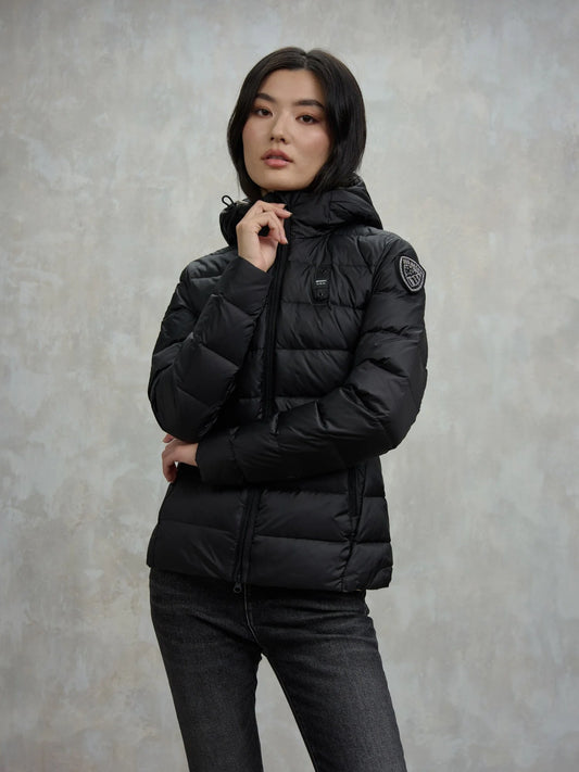 Piumino sfiancato Charme nero