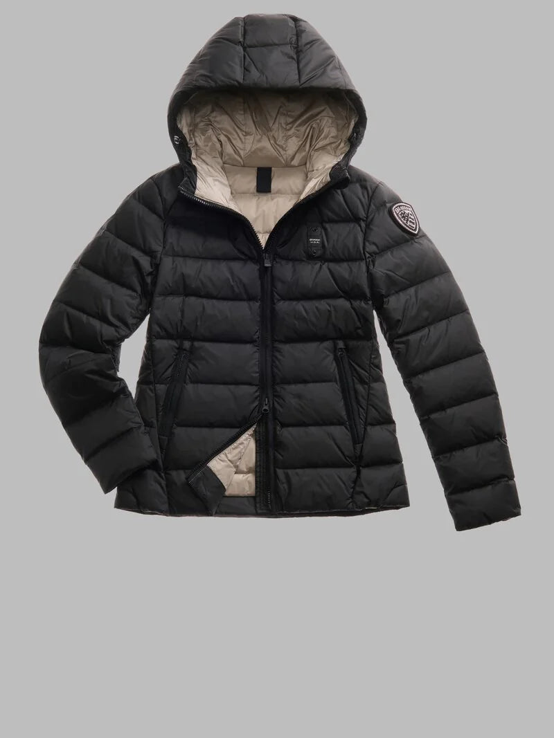 Piumino sfiancato Charme nero