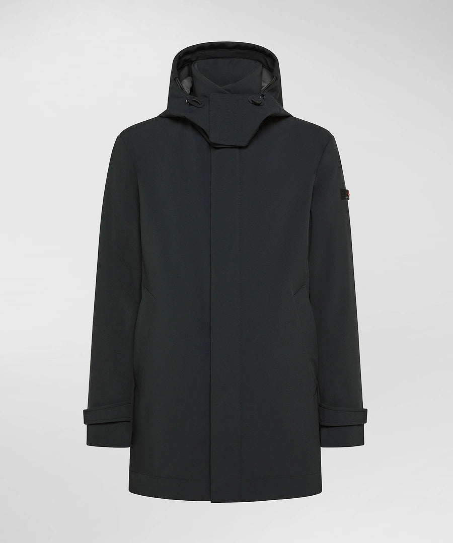 Trench In Tessuto Tecnico Antipioggia E Antivento Groff nero