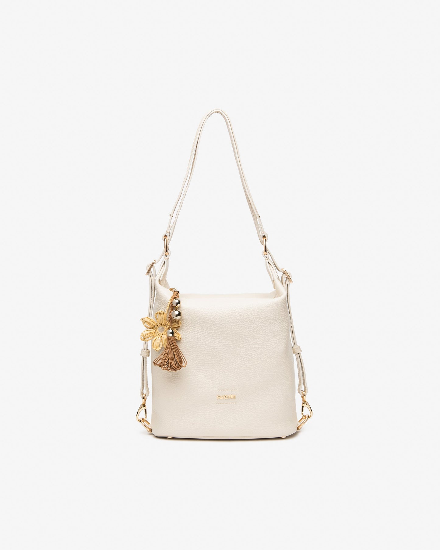 Borsa/Zaino in pelle E644142D Panna