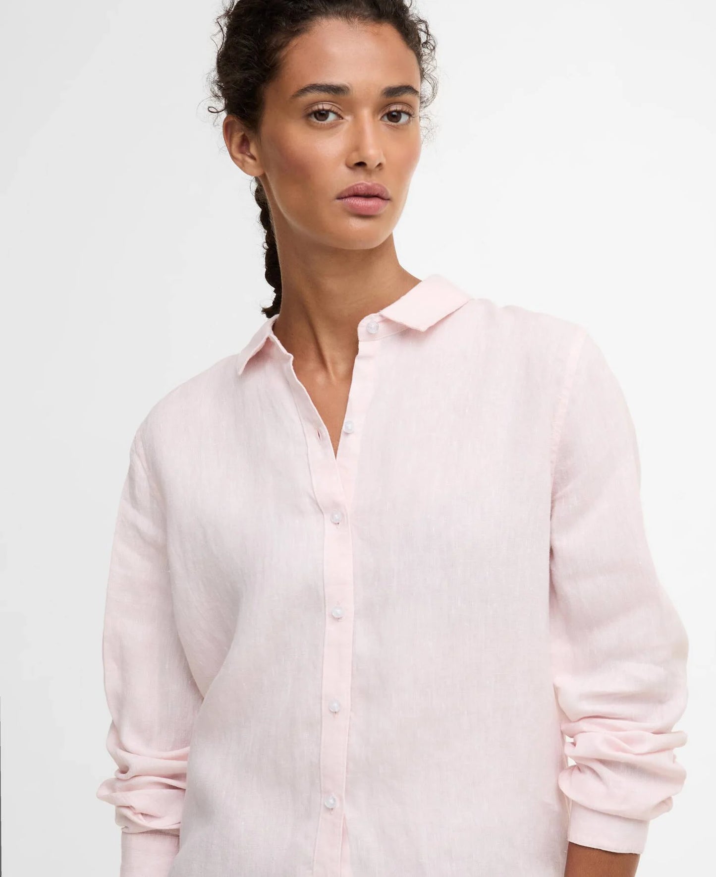 Camicia a maniche lunghe Marine dalla vestibilità comoda Rosa