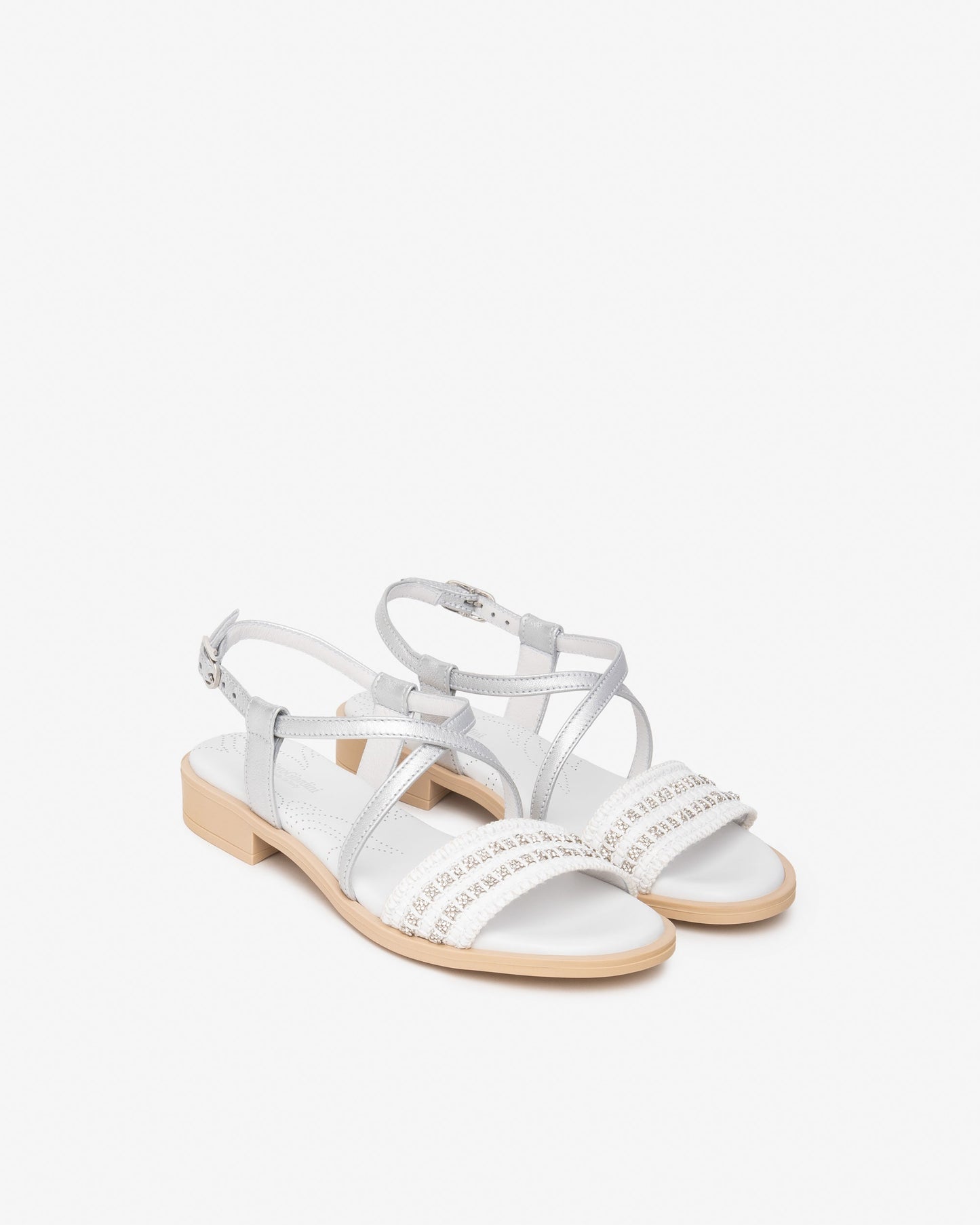 Sandali in pelle  Argento E615900D T.2,5cm
