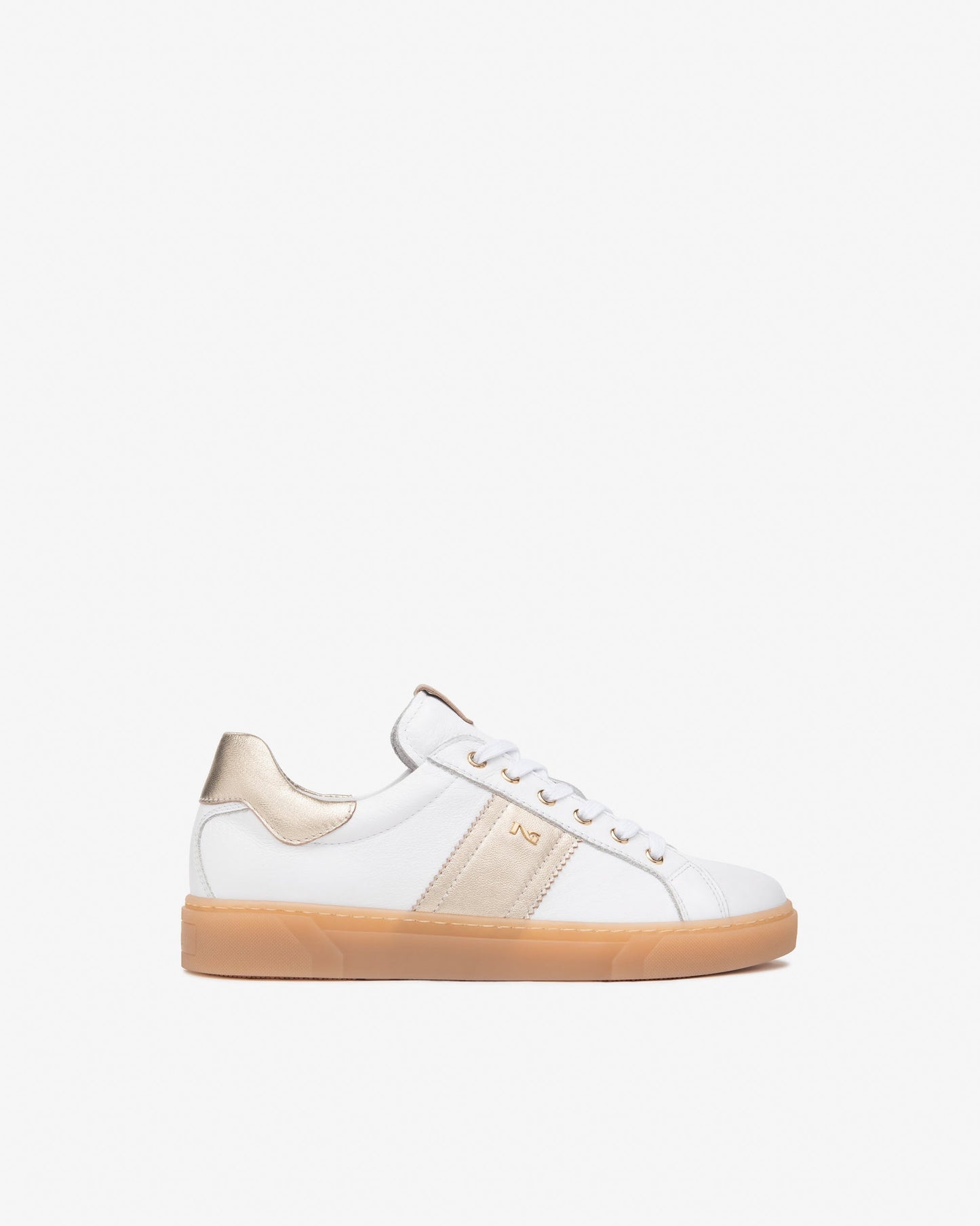 Sneakers in pelle bianca E513006D