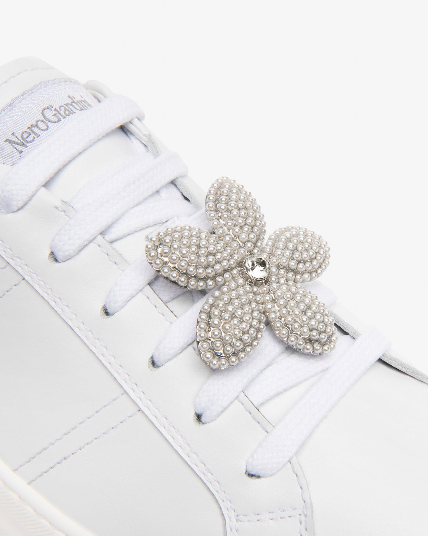 Sneakers in pelle Bianco E615311D