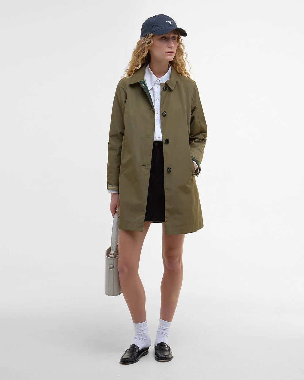 Giacca impermeabile reversibile Babbity verde